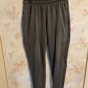 Champion Gray Jogger Sweatpants Relaxed Fit